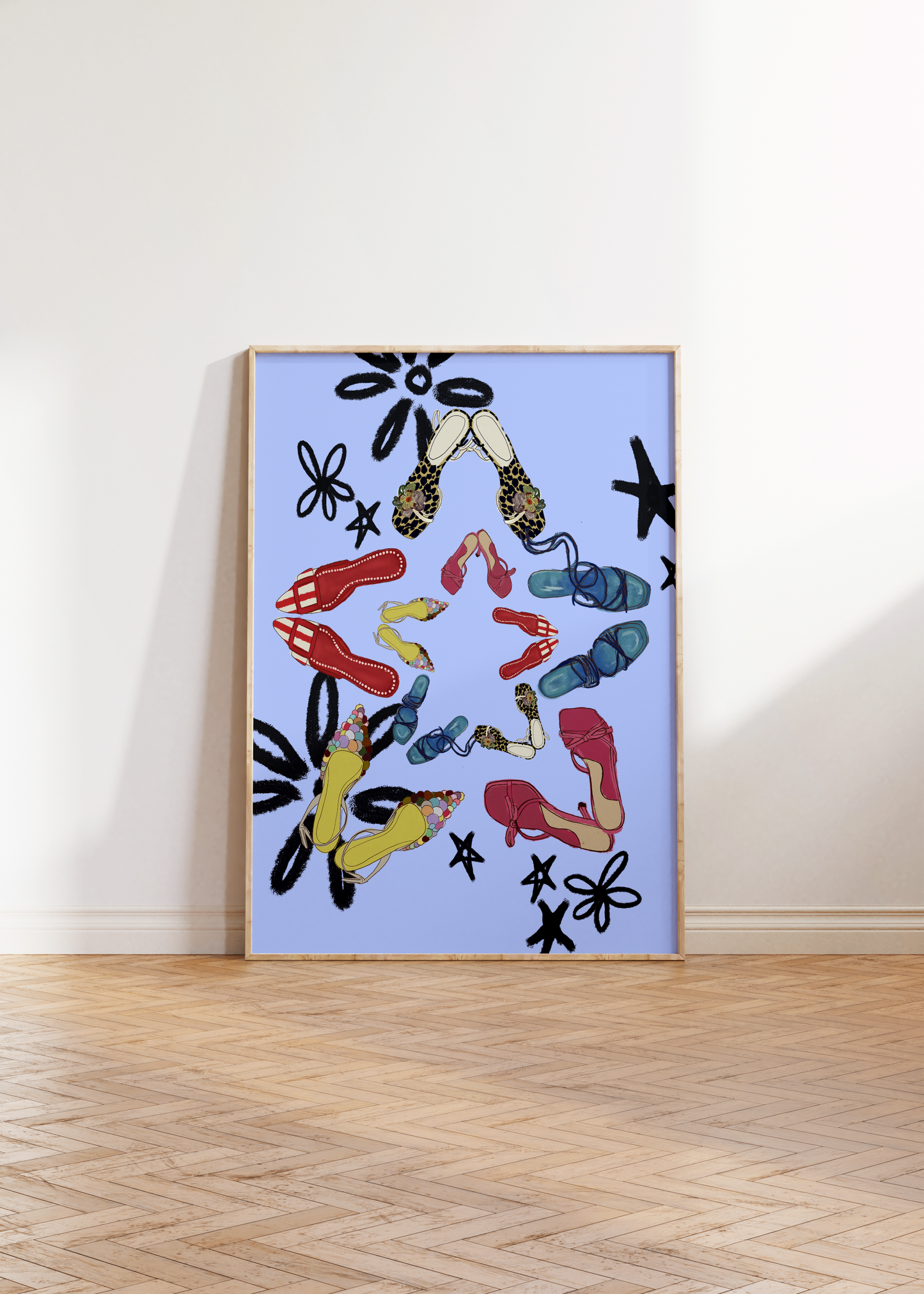 My Lil Shoe Star Print