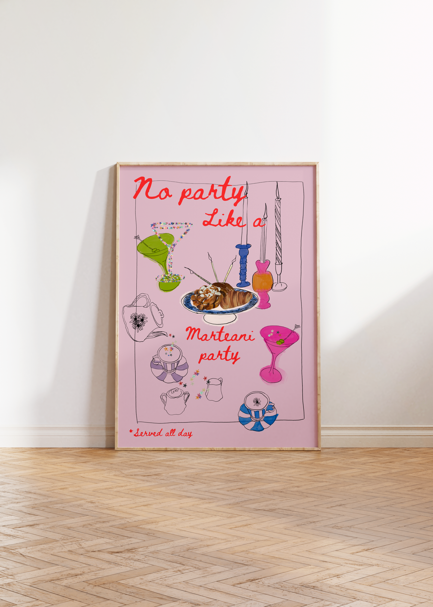 Mar'tea'ni party Print
