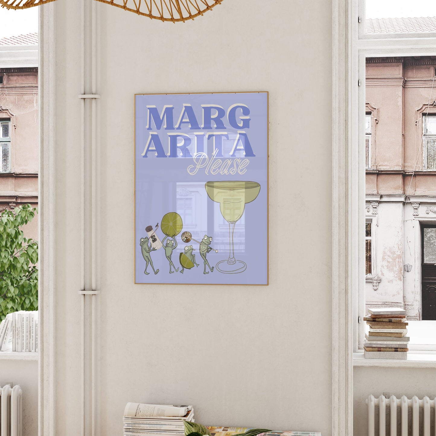 Retro Margarita Frogs Digital Print, Alcohol Prints, Bar Cart Art, Bar Printable Art, Cocktail Wall Art, Kitchen Wall Decor, Margarita Print