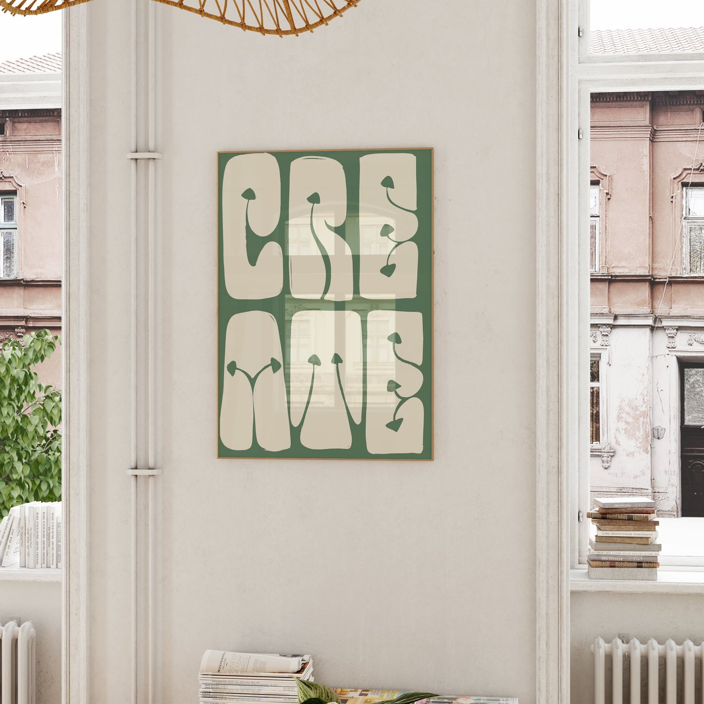 Create Digital Print, Quotes About Life, Dorm Decor for College Girls, Home Decore, Apartment Aesthetic, Emerald Green Wall Art, Wall Decor Over the Bed